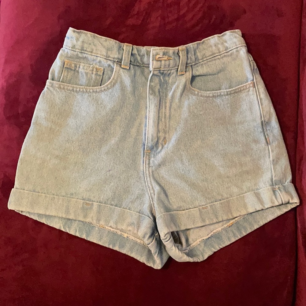 Denim jean shorts